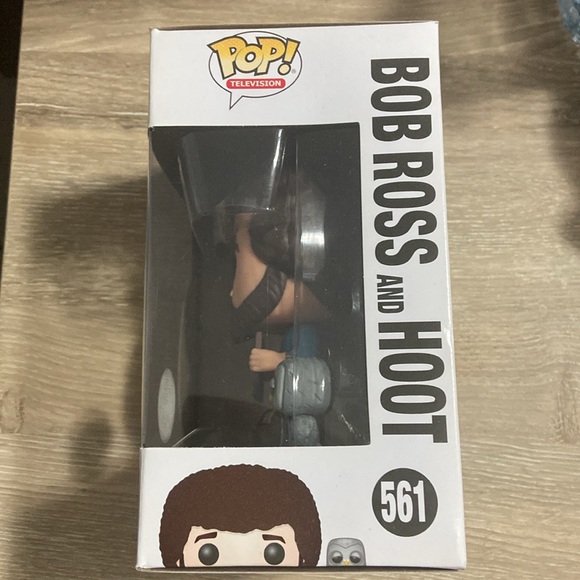 Funko Pop! Bob Ross and Hoot #561 CHASE Limited Edition - Picture 3 of 5